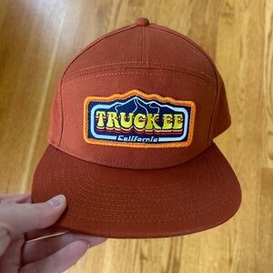 OTTO rust orange Truckee California patch cap